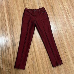 Circle T Women's High Rise Jeans - Burgundy